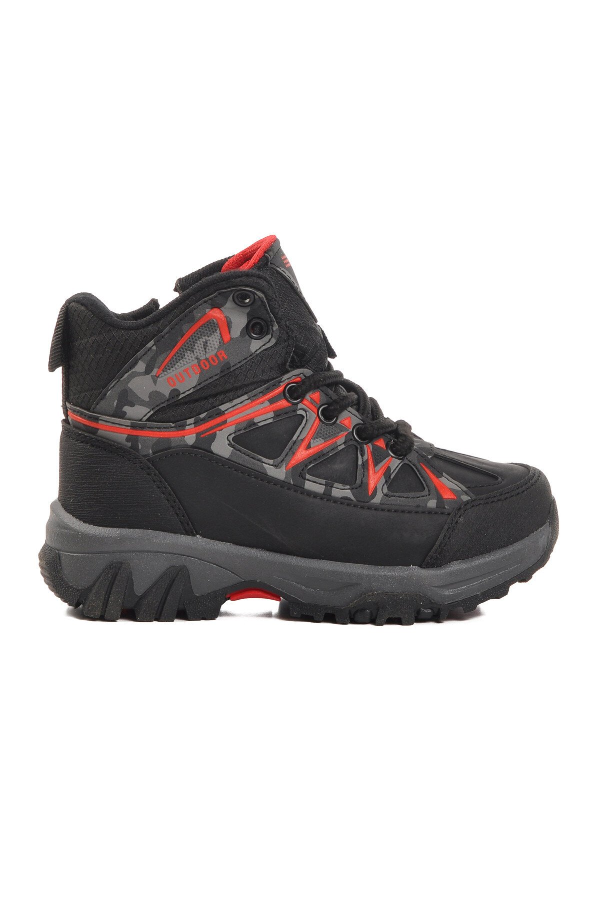 Ayakmod Siyah Kamuflaj Çocuk Outdoor Bot
