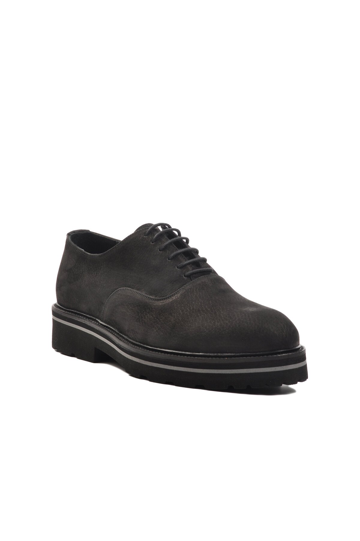 Ayakmod Siyah Nubuk Hakiki Deri Erkek Casual Ayakkabı