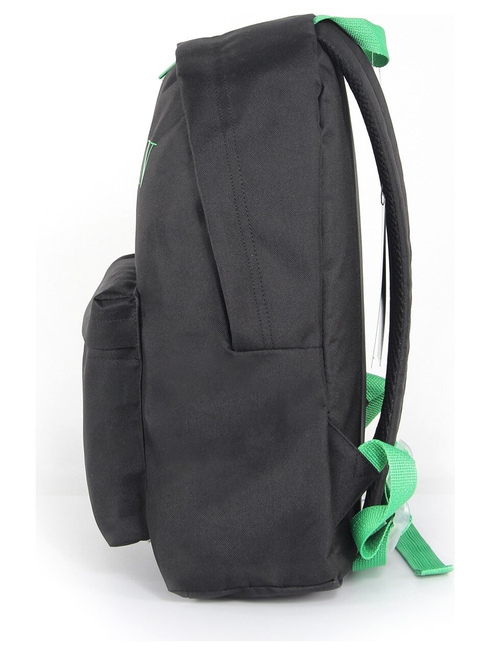 Benetton Siyah-Yeşil Unisex Okul Çantası