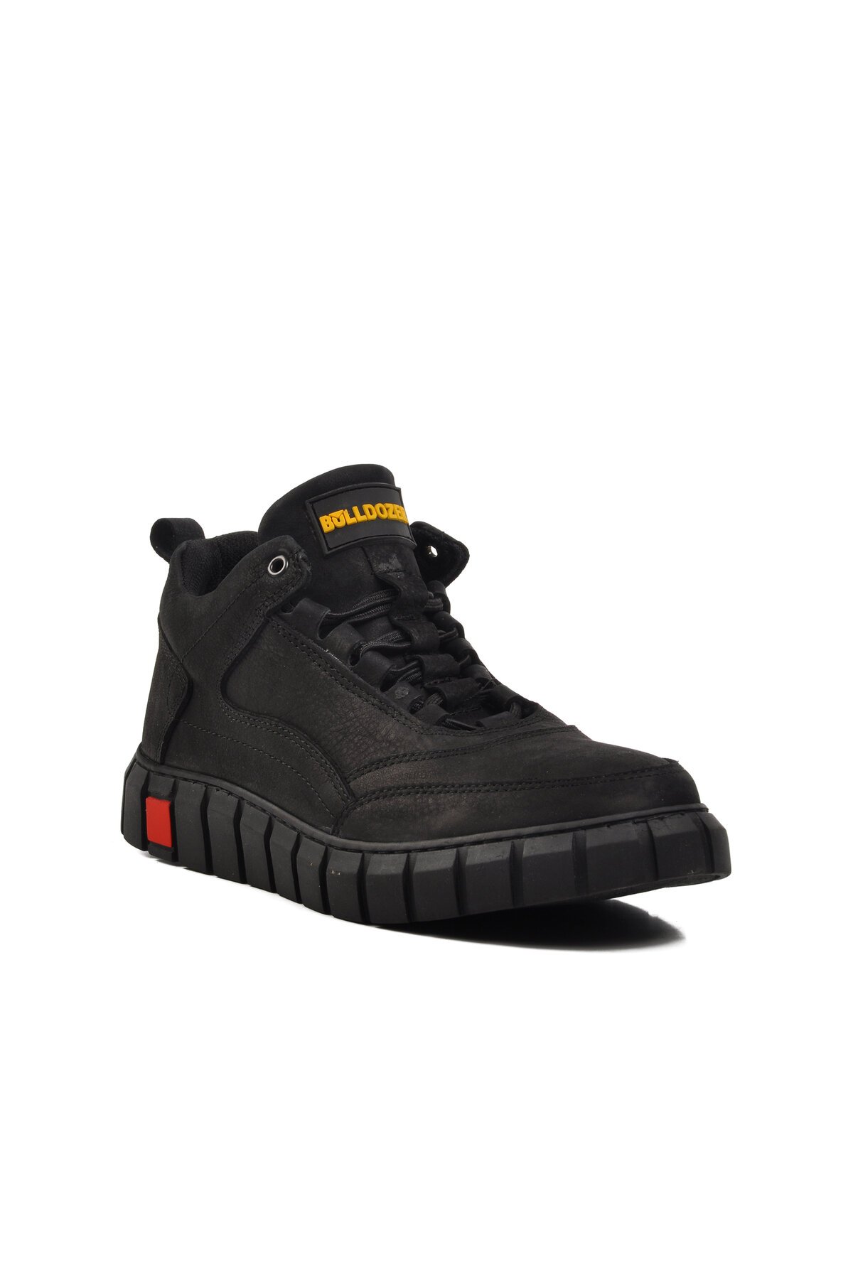 Bulldozer Siyah Nubuk Erkek Bot
