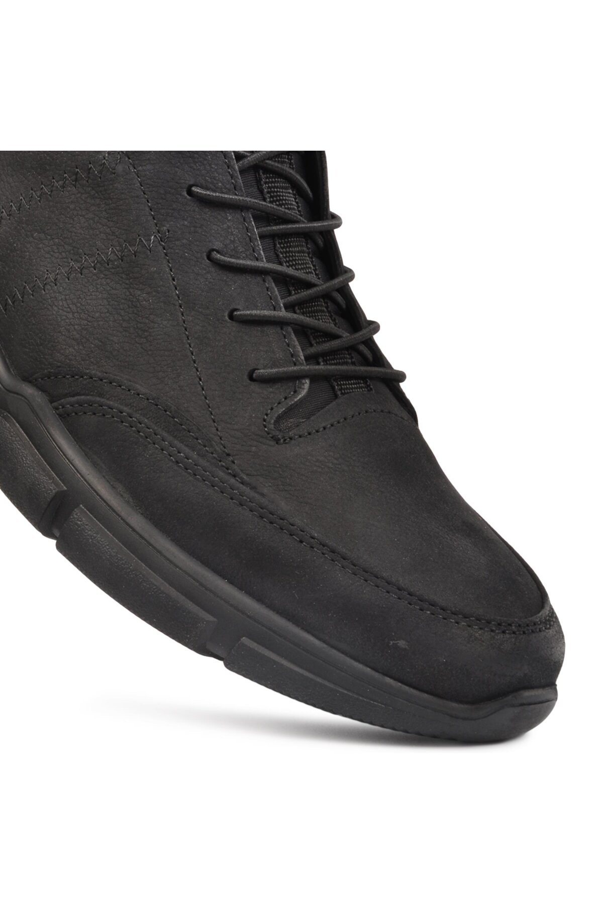 Hammer Jack Siyah Nubuk Hakiki Deri  Erkek Günlük Ayakkabı