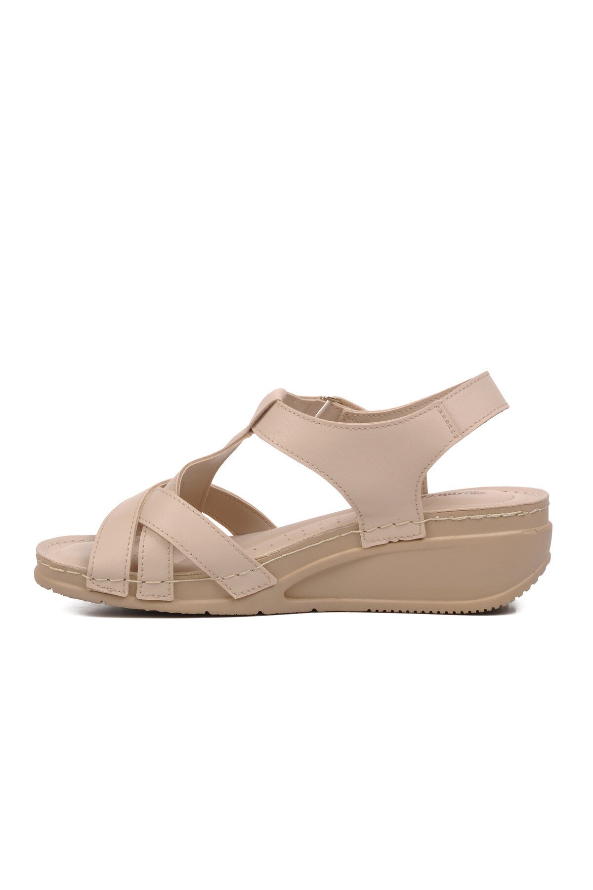 Muya Krem Kadın Sandalet