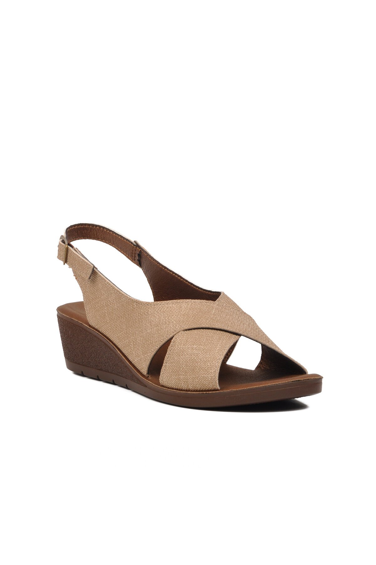 Muya Krem Kadın Sandalet