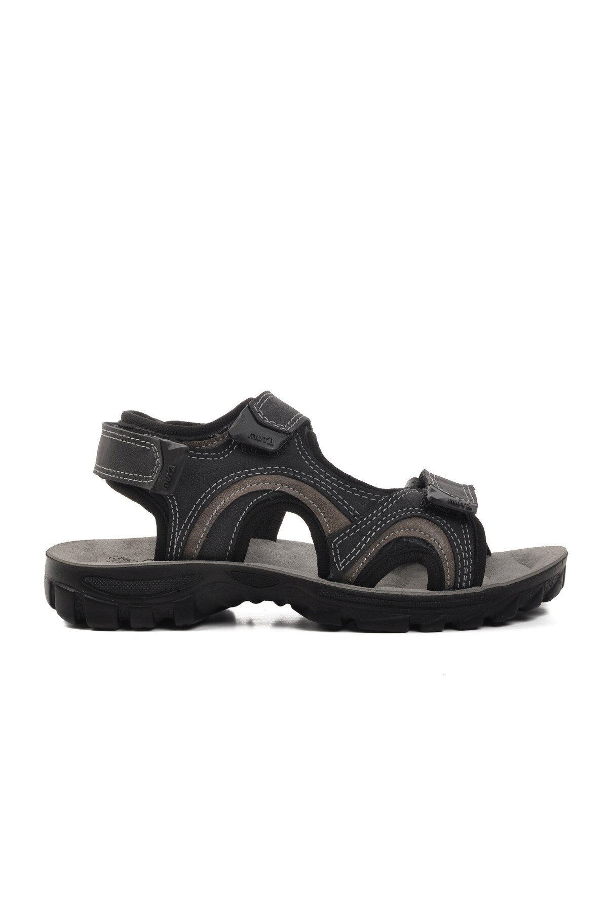 Siyah Cırtlı Unisex Çocuk Spor Sandalet Taurus F
