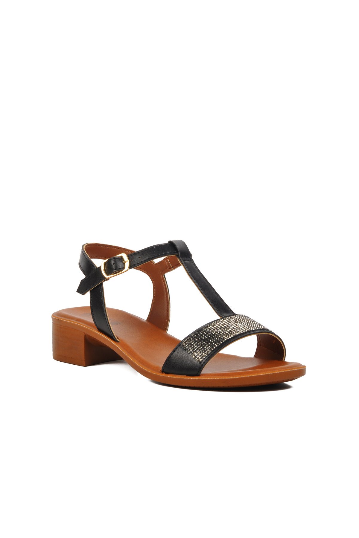 Muya Siyah Kadın Sandalet
