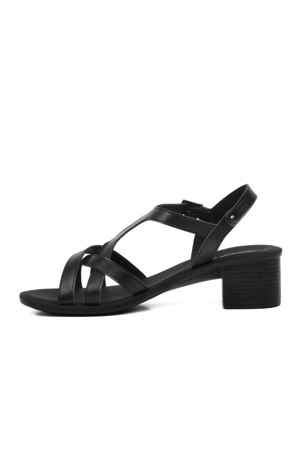 Muya Siyah Kadın Sandalet
