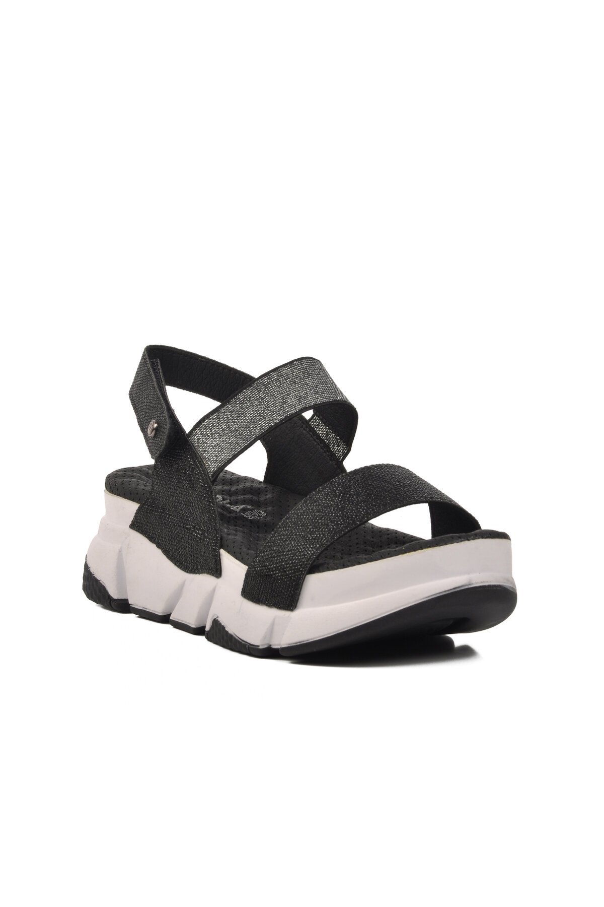 Muya Siyah Kadın Sandalet