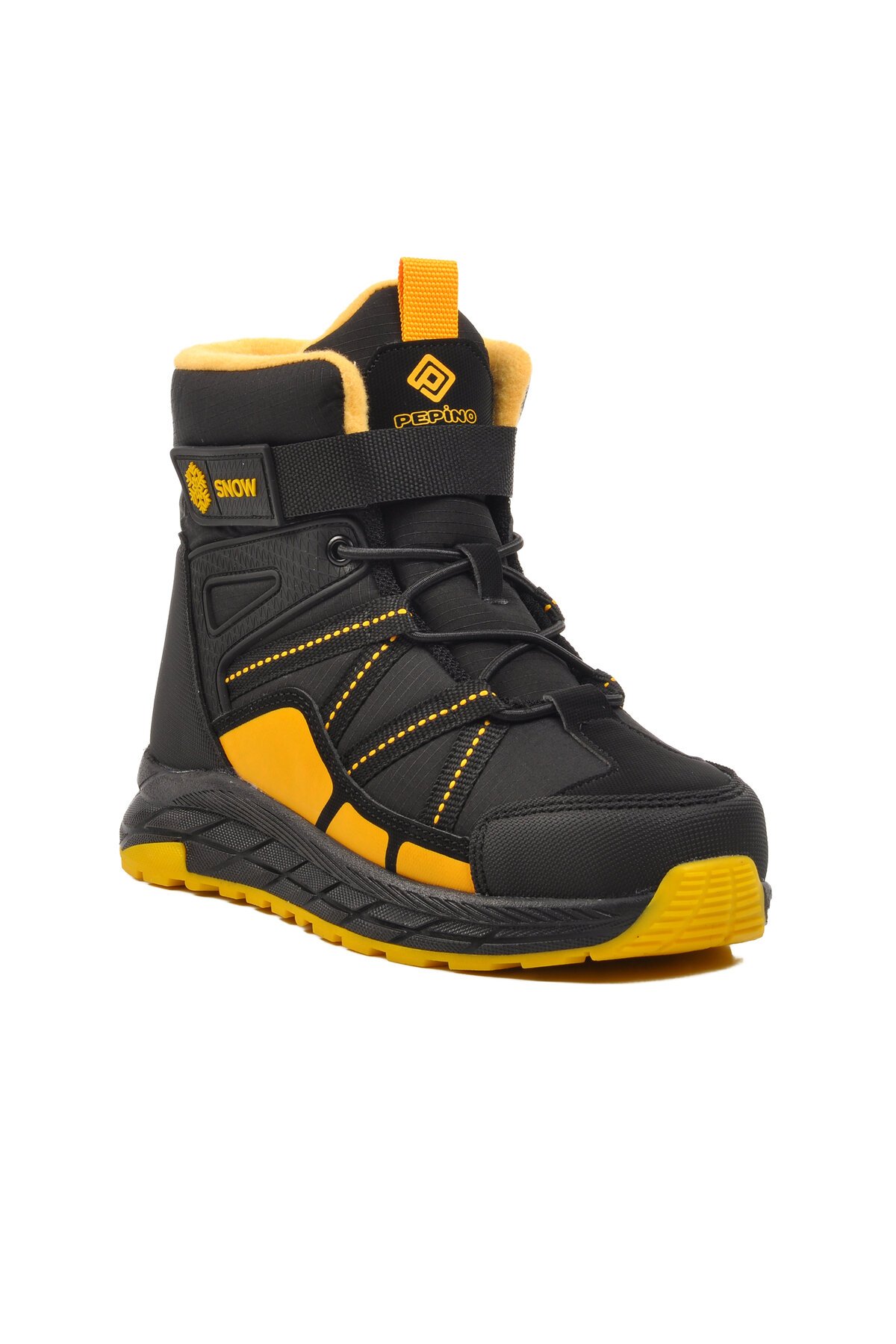 Walkway Siyah-Cat Sarı Çocuk Bot