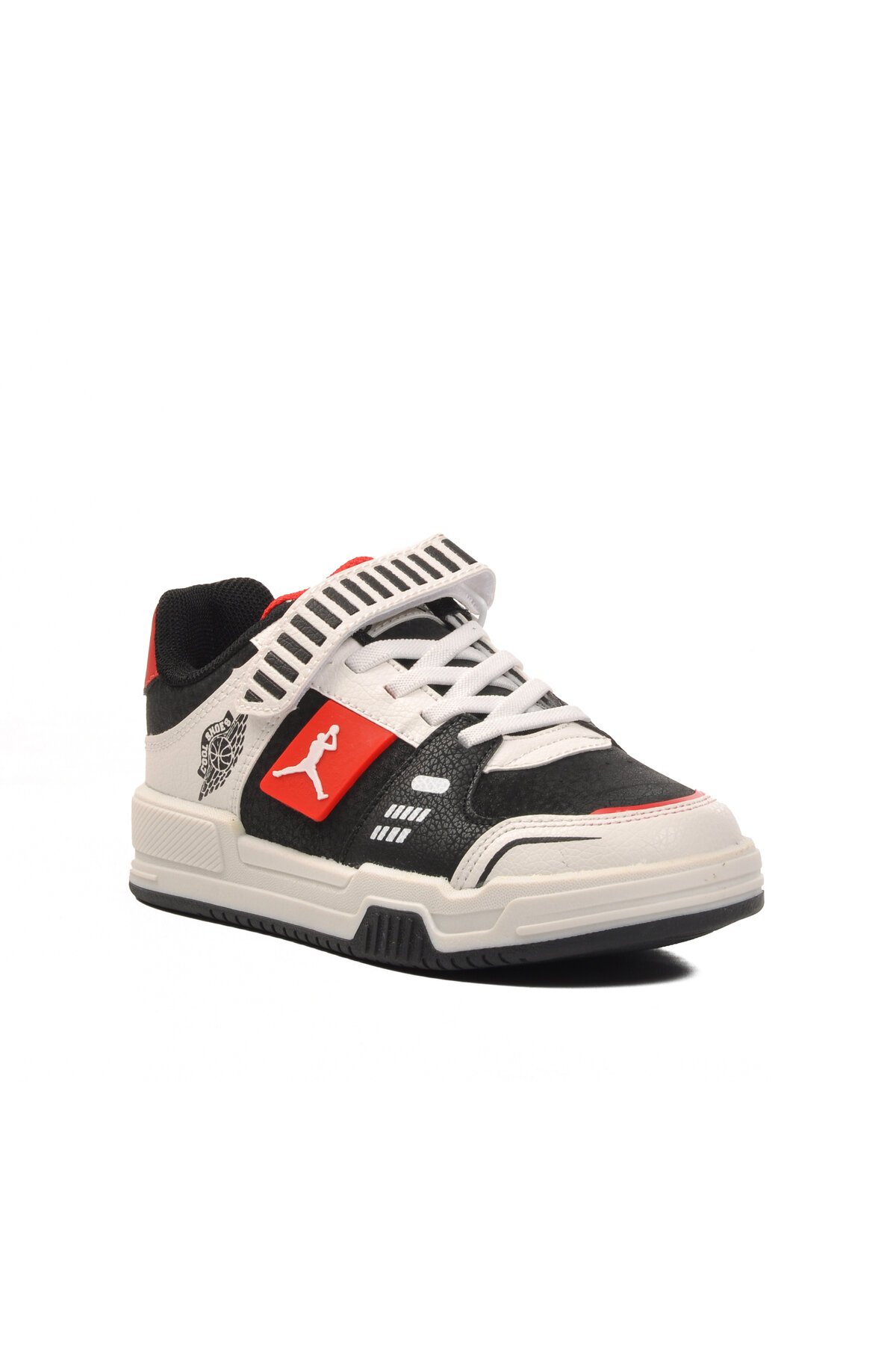 Walkway Siyah-Kırmızı Çocuk Spor Ayakkabı