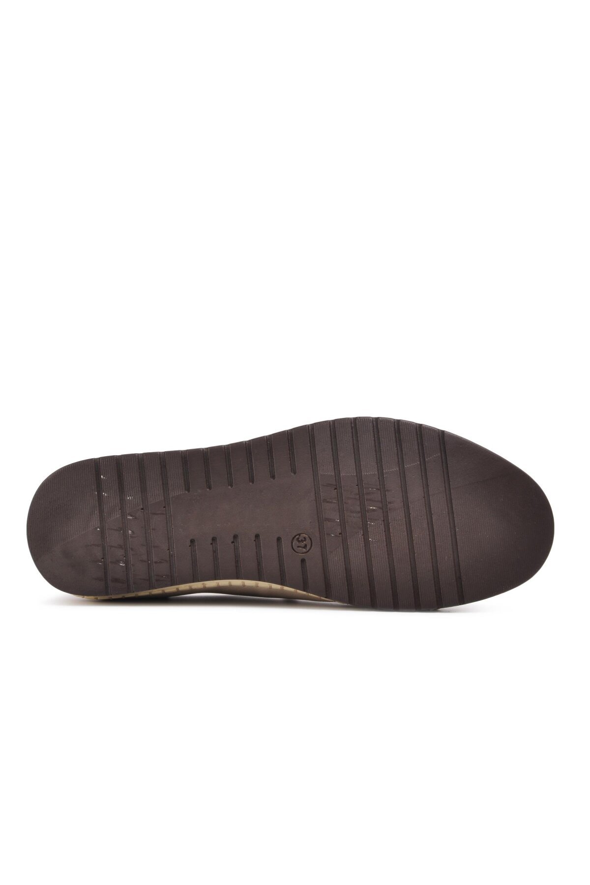 Voyager Bej Hakiki Deri Kadın Günlük Ayakkabı