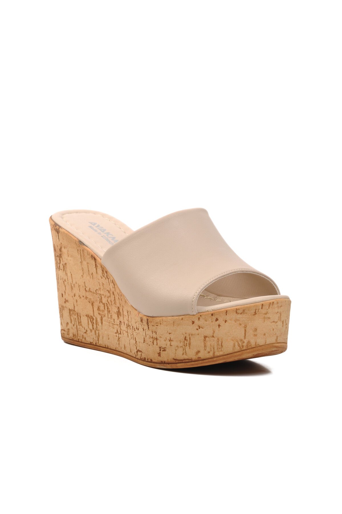 Ayakmod Bej Kadın Terlik