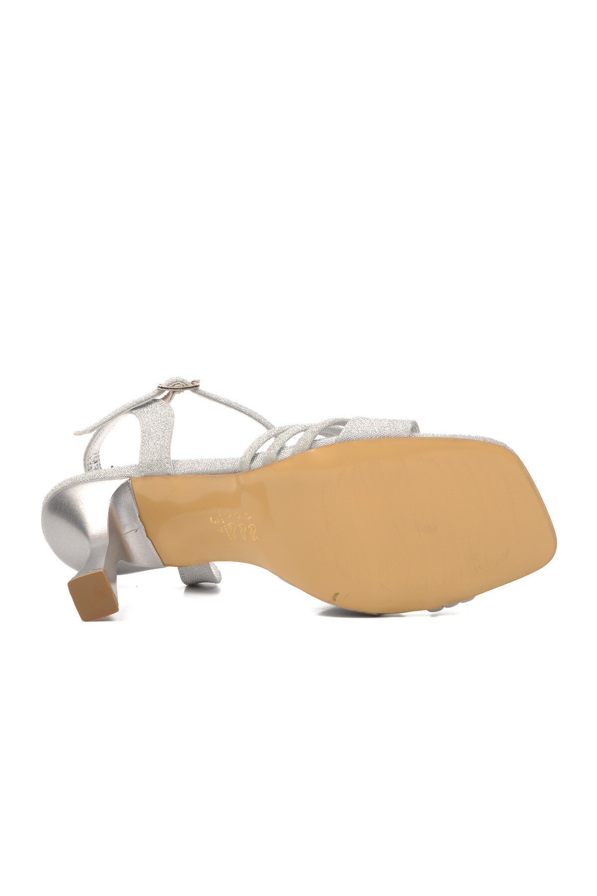 Ayakmod Gümüş Kadın Abiye Ayakkabı