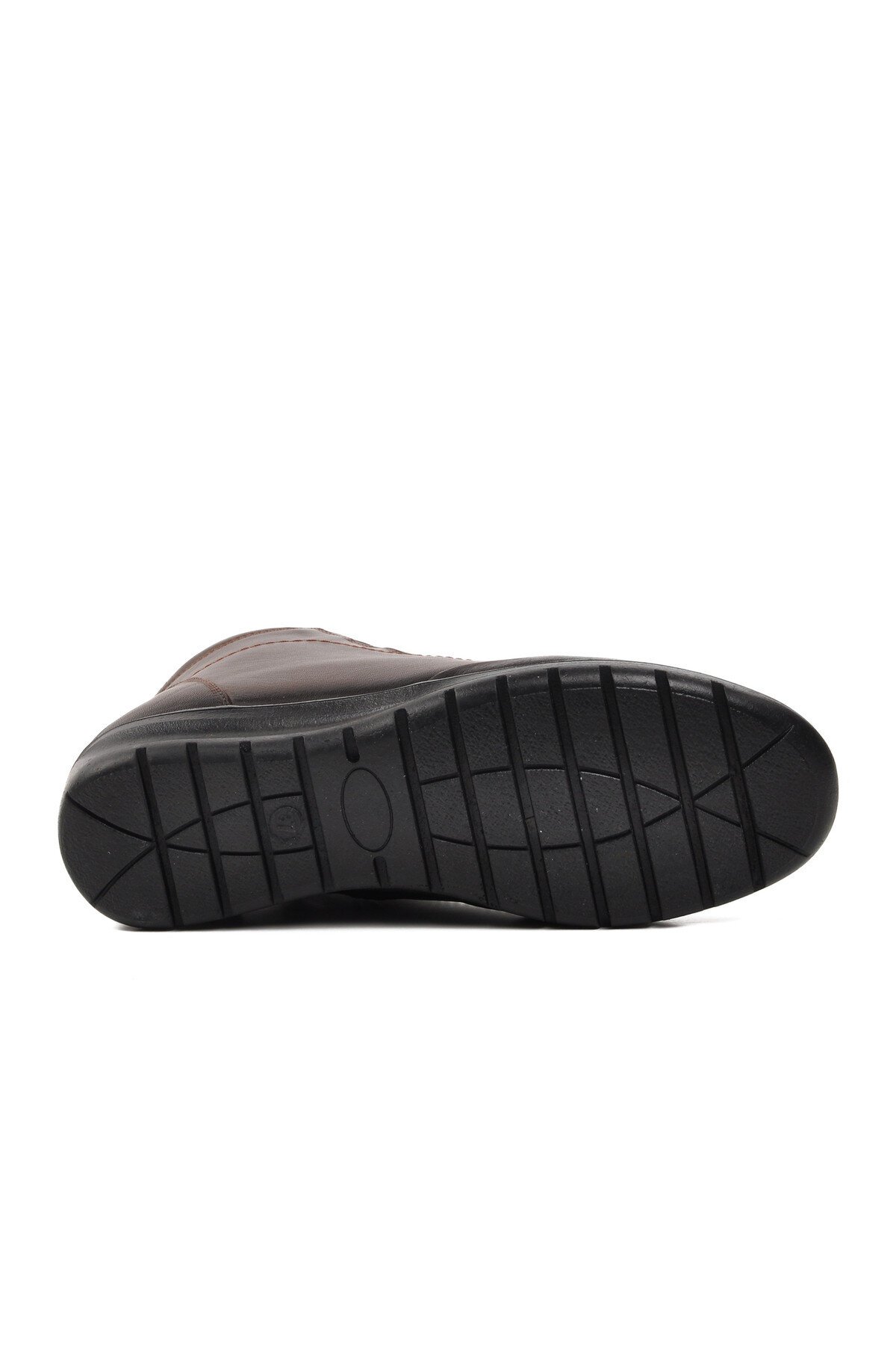 Ayakmod Kahve Hakiki Deri Kadın Bot