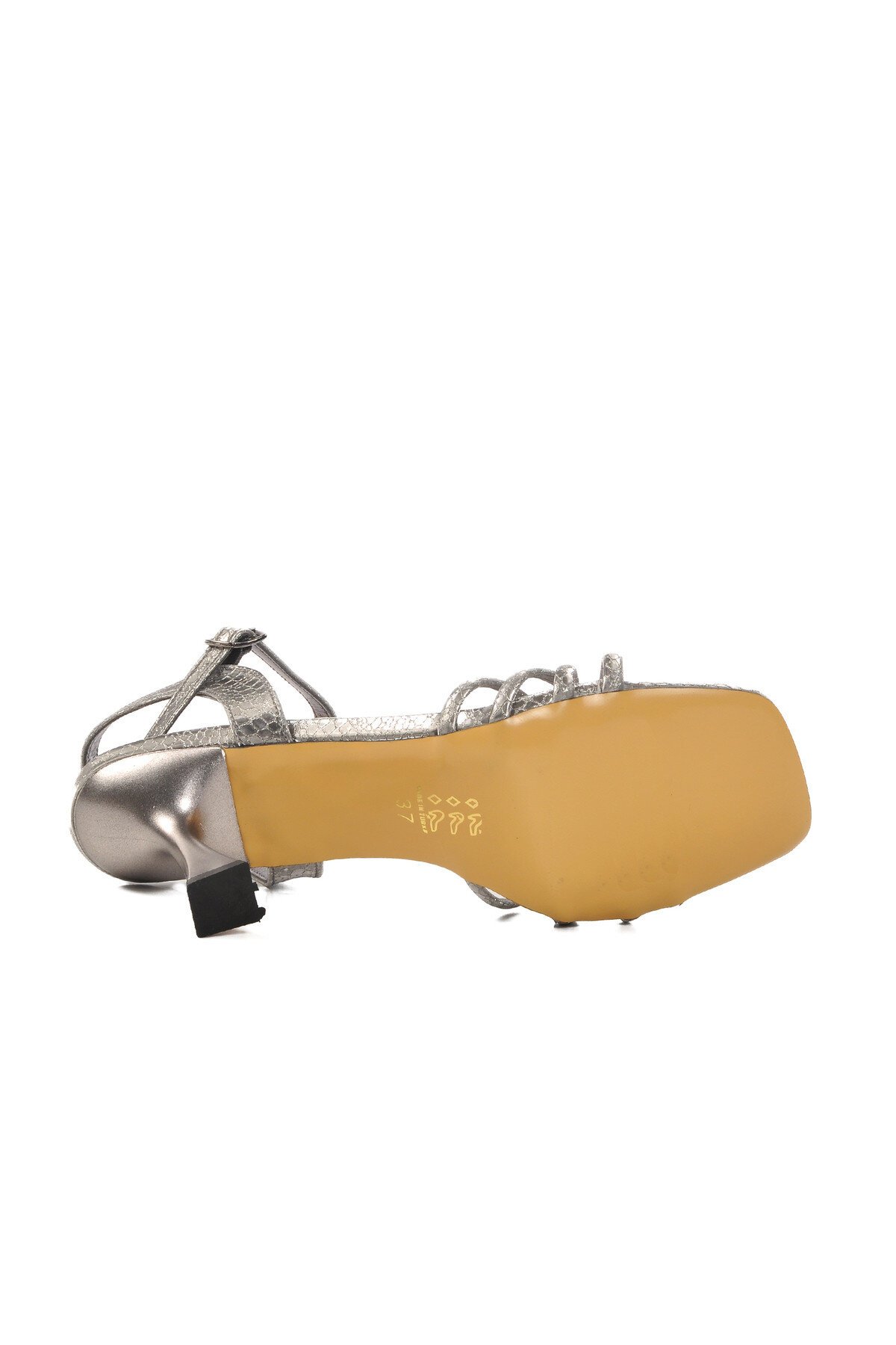 Ayakmod Platin Kadın Topuklu Ayakkabı