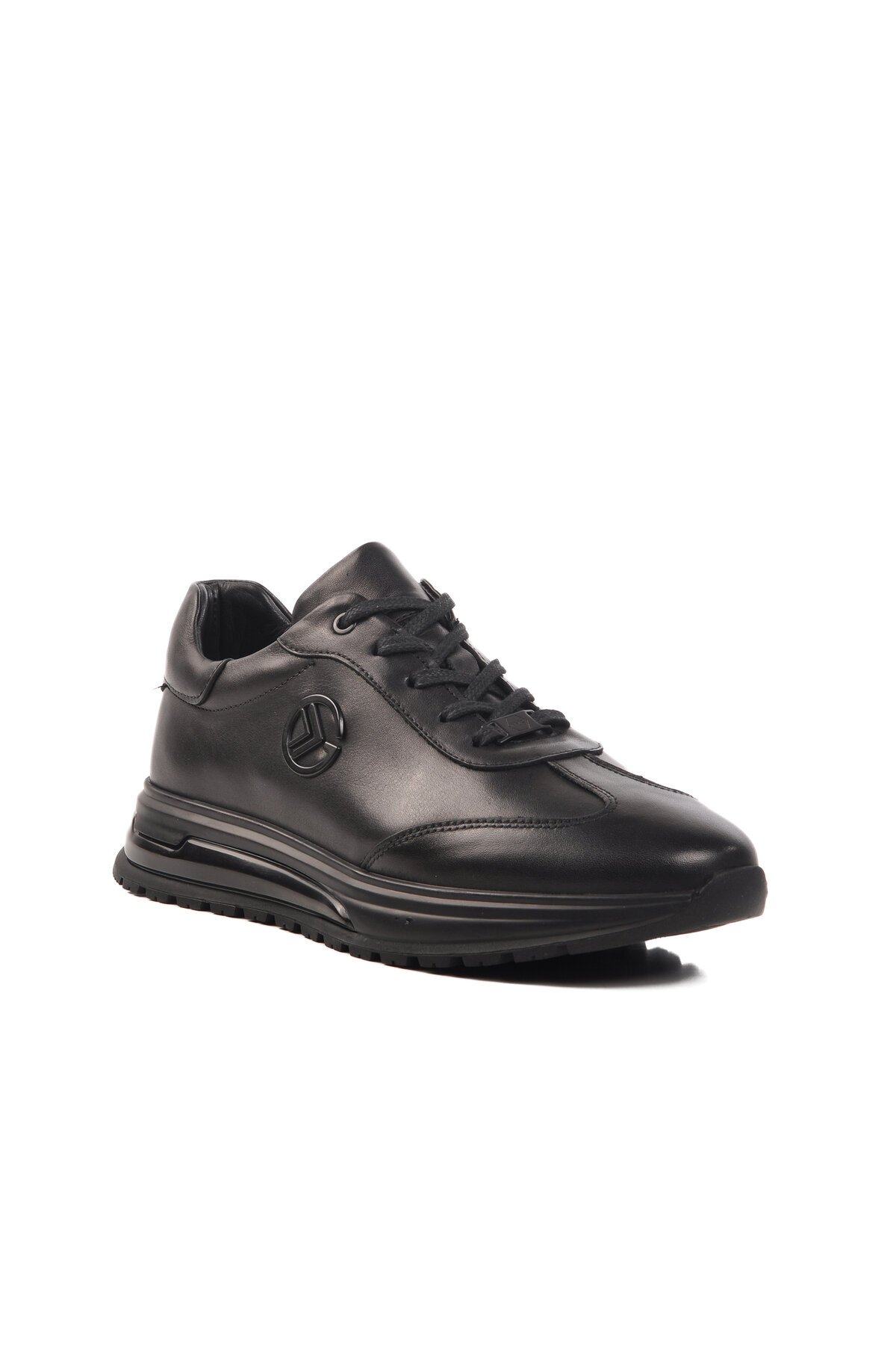 Ayakmod Siyah Hakiki Deri Erkek Günlük Ayakkabı
