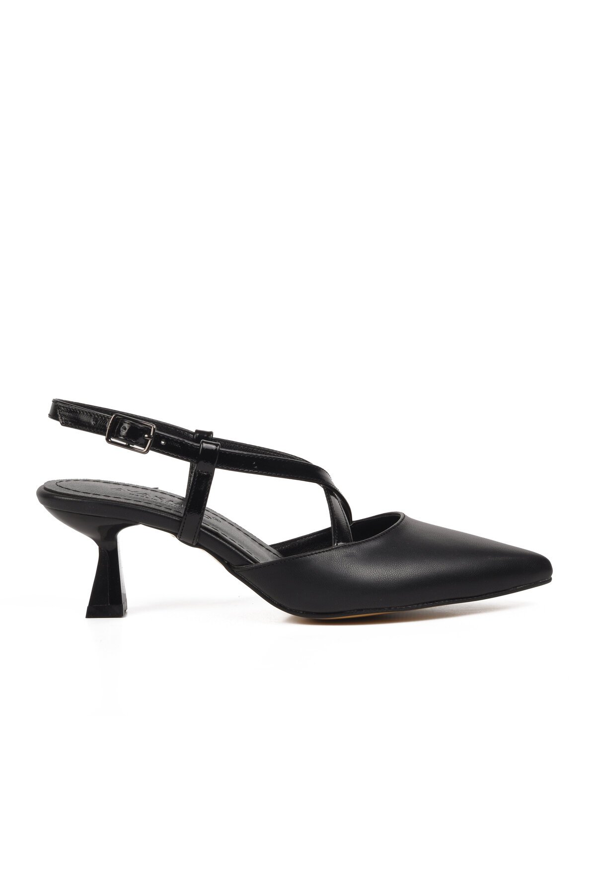 Ayakmod Siyah Kadın Topuklu Ayakkabı
