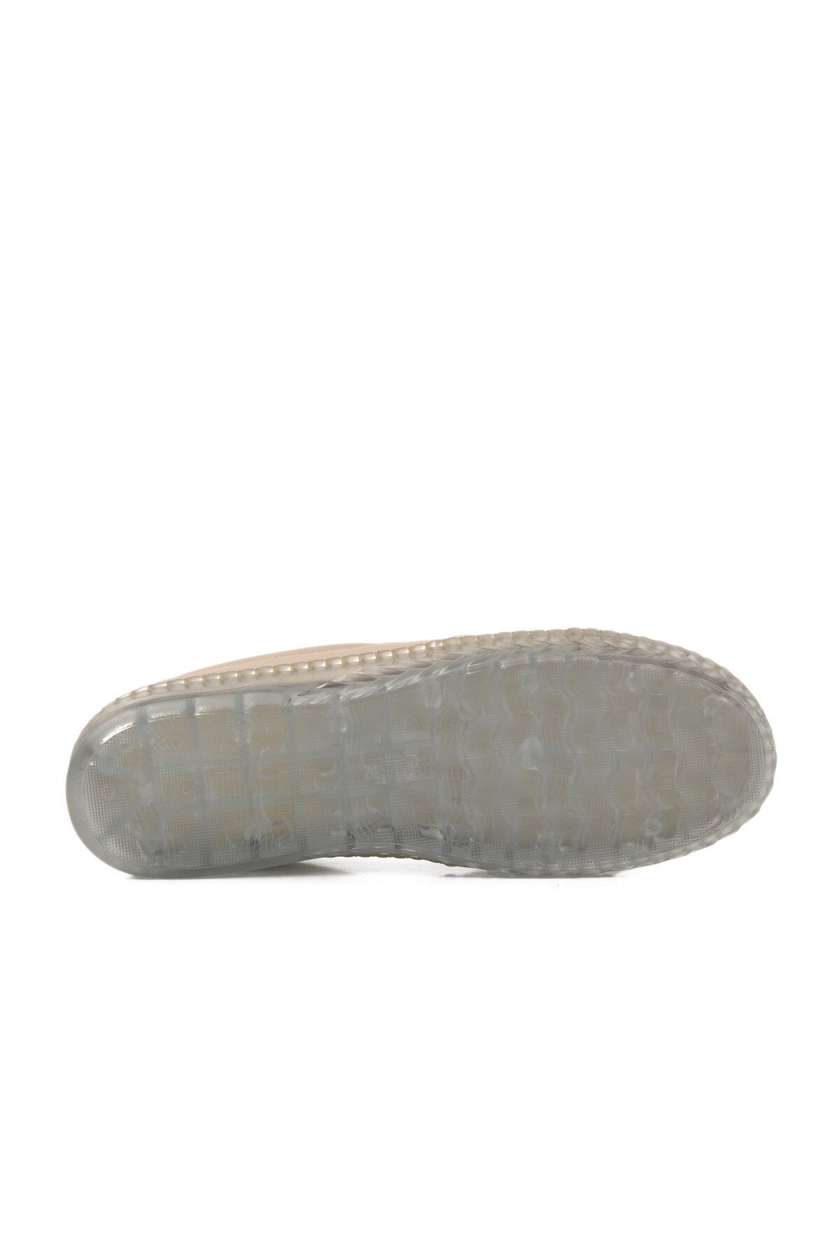 Bej Hakiki Deri Kadın Günlük Ayakkabı 04035 Z