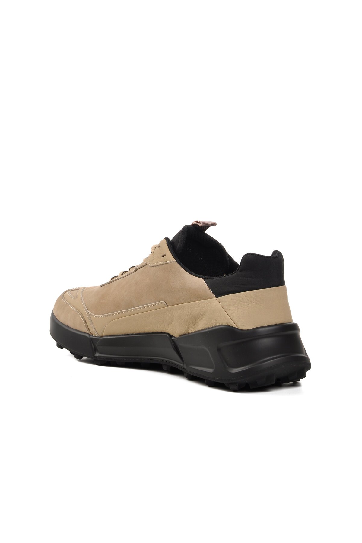 Hakiki Deri Bej Nubuk Erkek Günlük Ayakkabı Scootland 152-18484 M