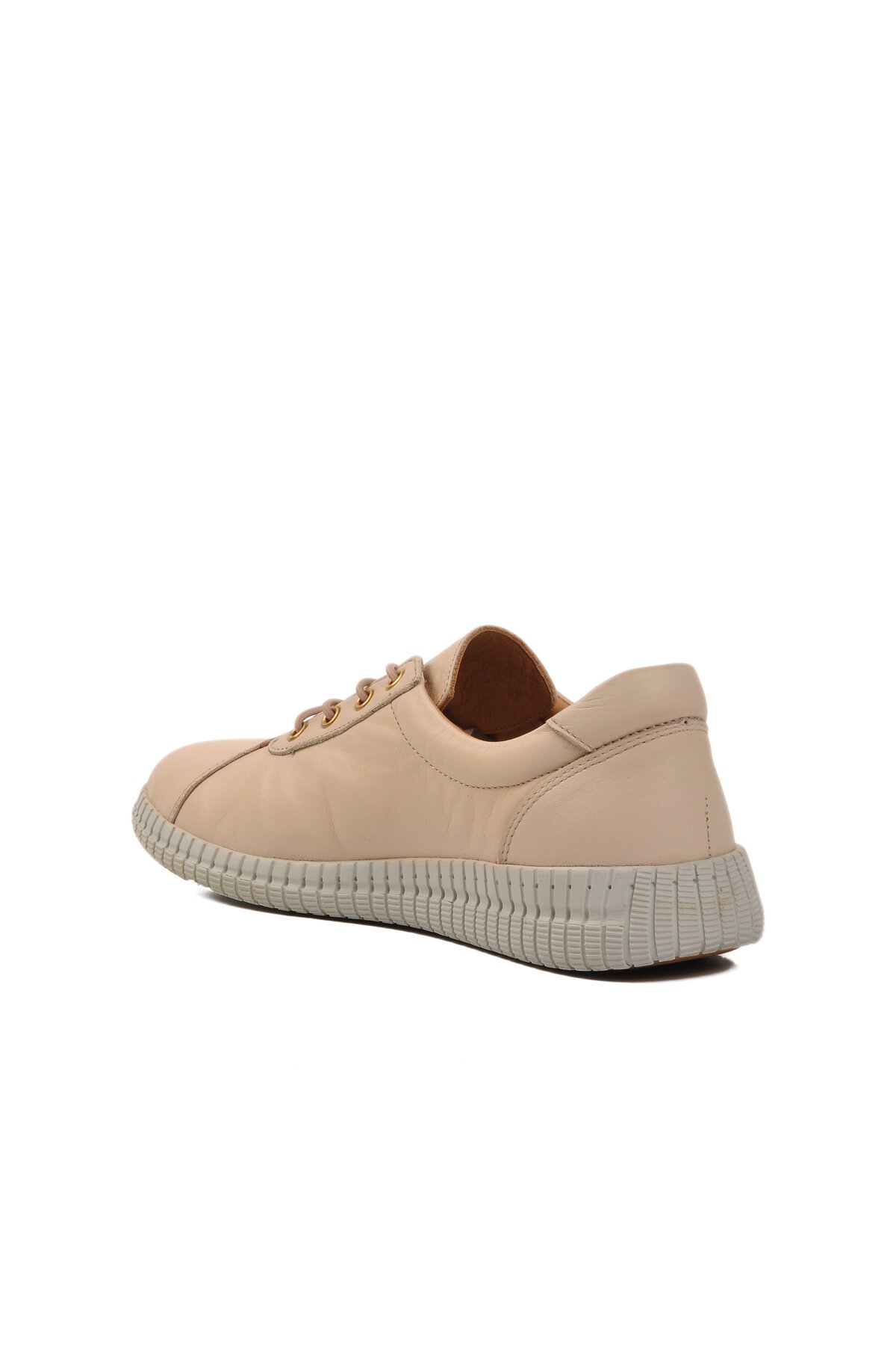 Bej-Nude Hakiki Deri Kadın Günlük Ayakkabı 2216114Y Z