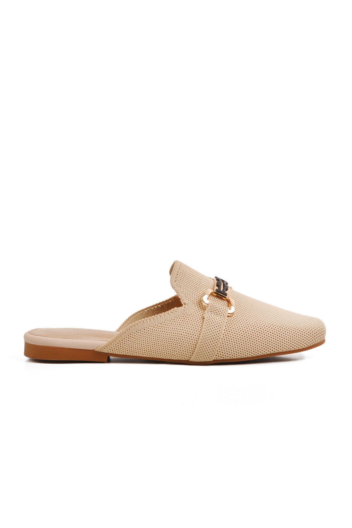 Bej Hafif Triko Kadın Terlik 277132 Z