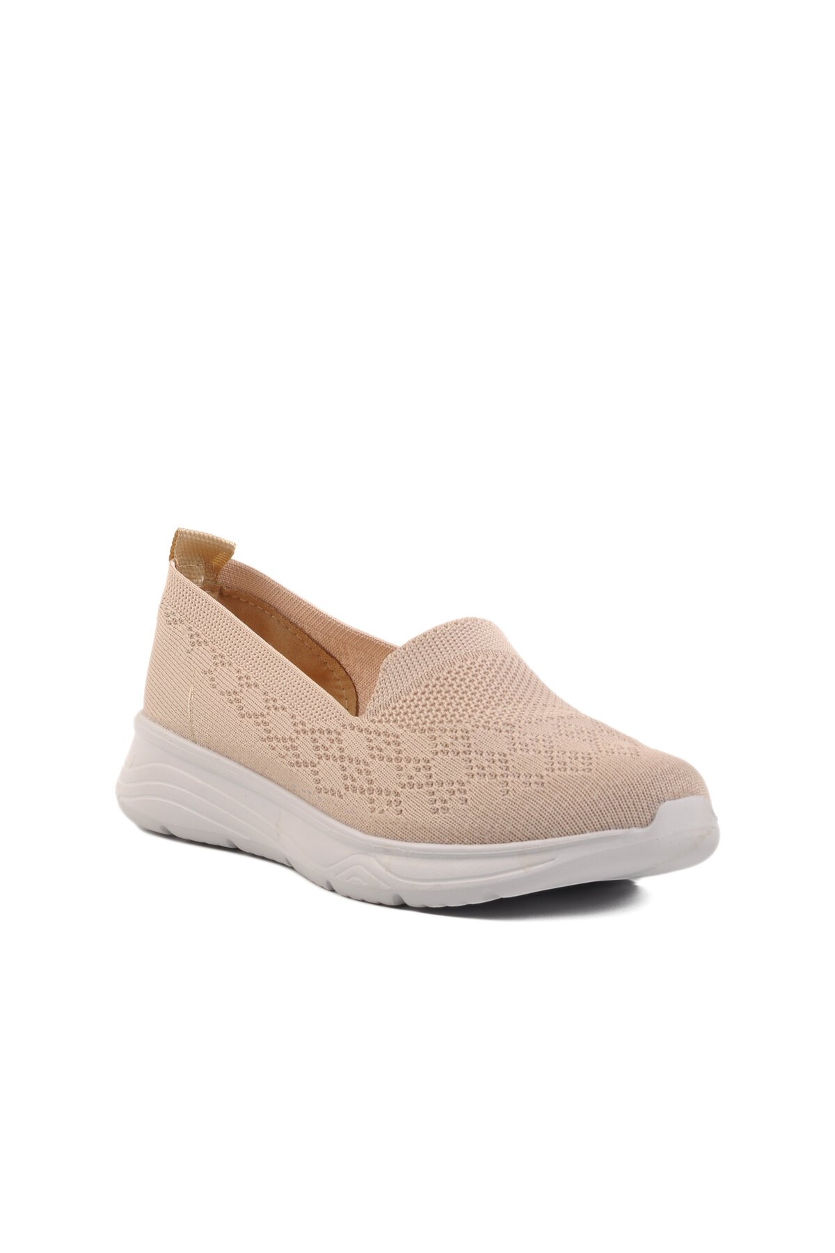 Ayakmod Krem-Beyaz Kadın Günlük Ayakkabı