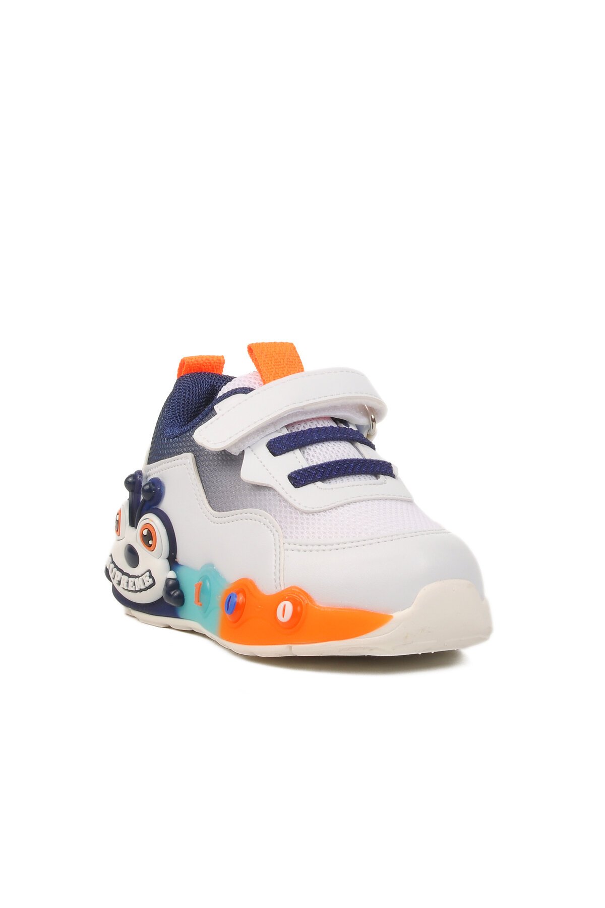 Beyaz-Lacivert  Bebek Spor Ayakkabı 1905 B