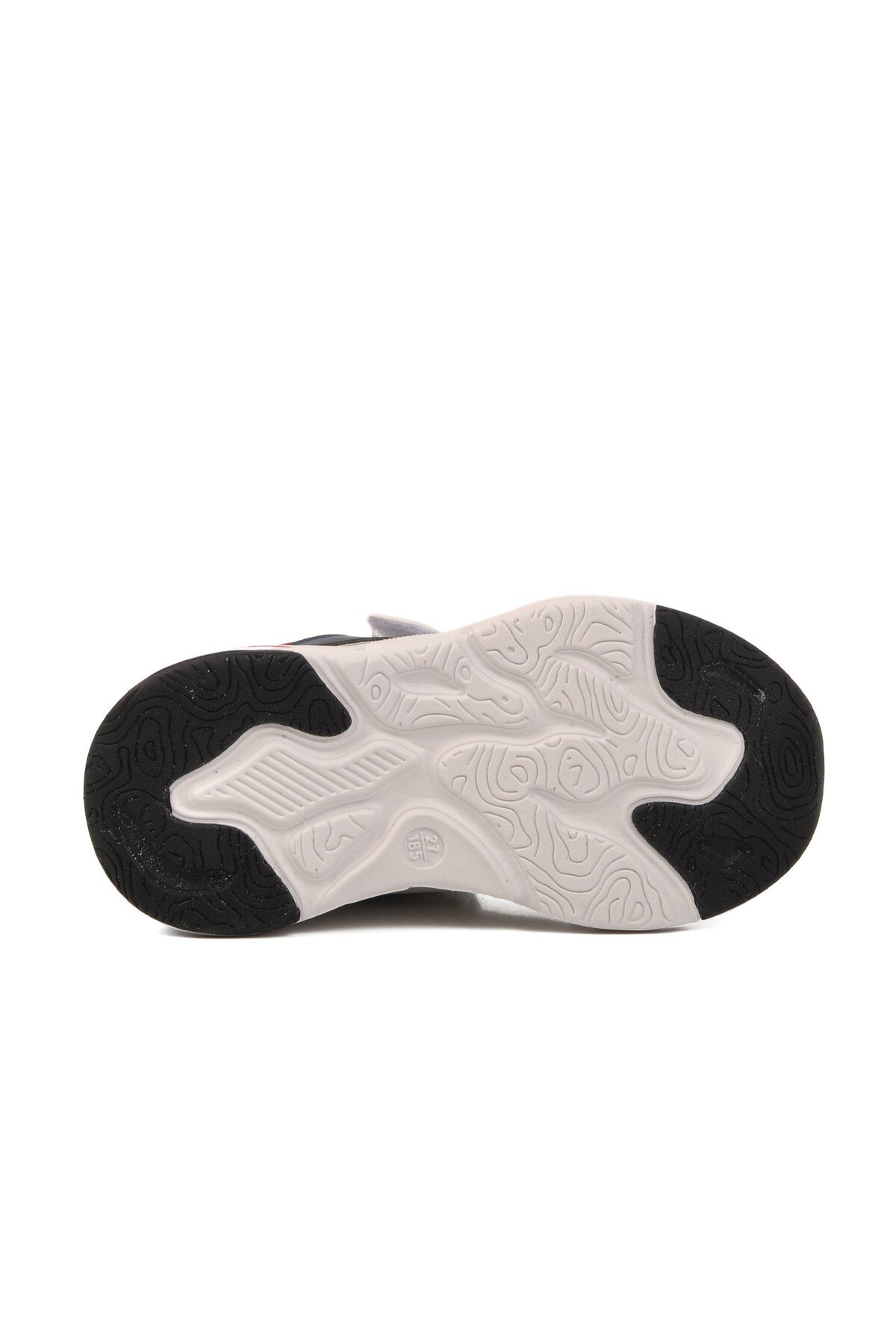 Beyaz-Lacivert Cırtlı Çocuk Spor Ayakkabı Evo P