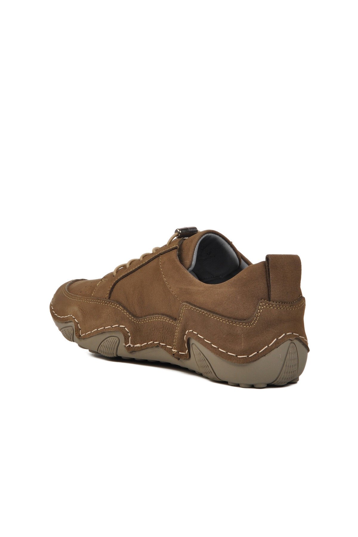 Gri Hakiki Deri Kadın Günlük Ayakkabı 125-S Z