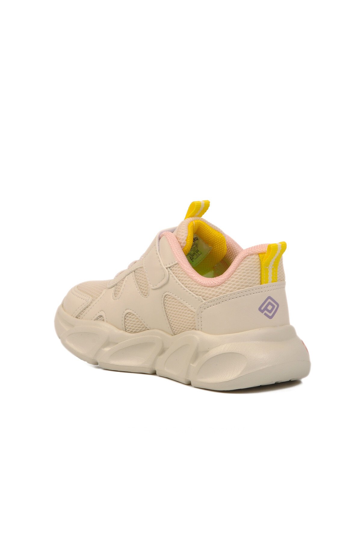 Krem-Pudra Tekstil Çocuk Spor Ayakkabı 1884 P