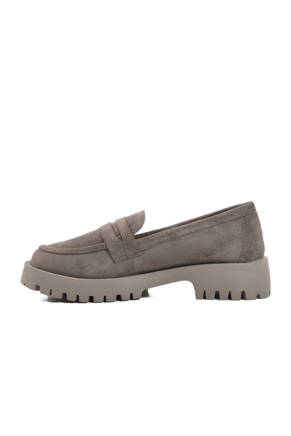 Pierre Cardin Gri Süet Kadın Günlük Ayakkabı