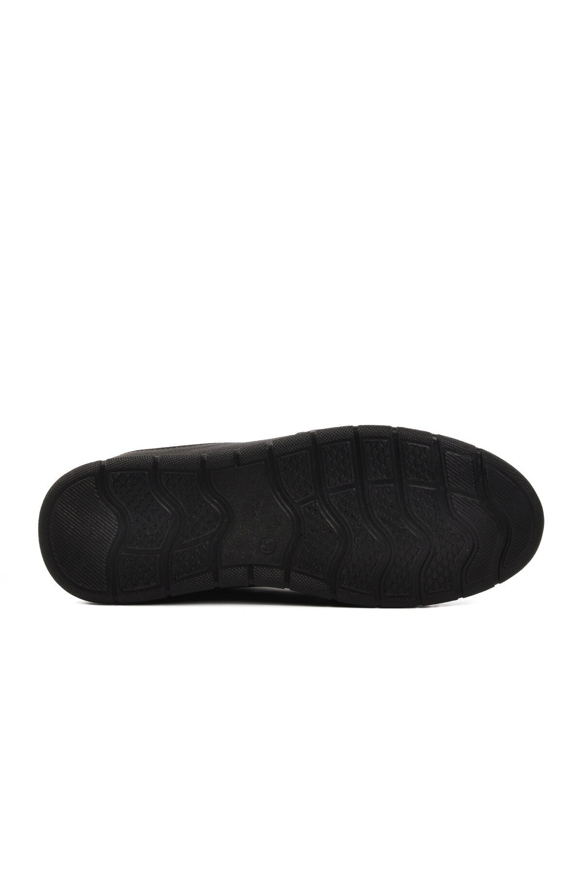 Siyah Hakiki Deri Erkek Günlük Ayakkabı 126 M