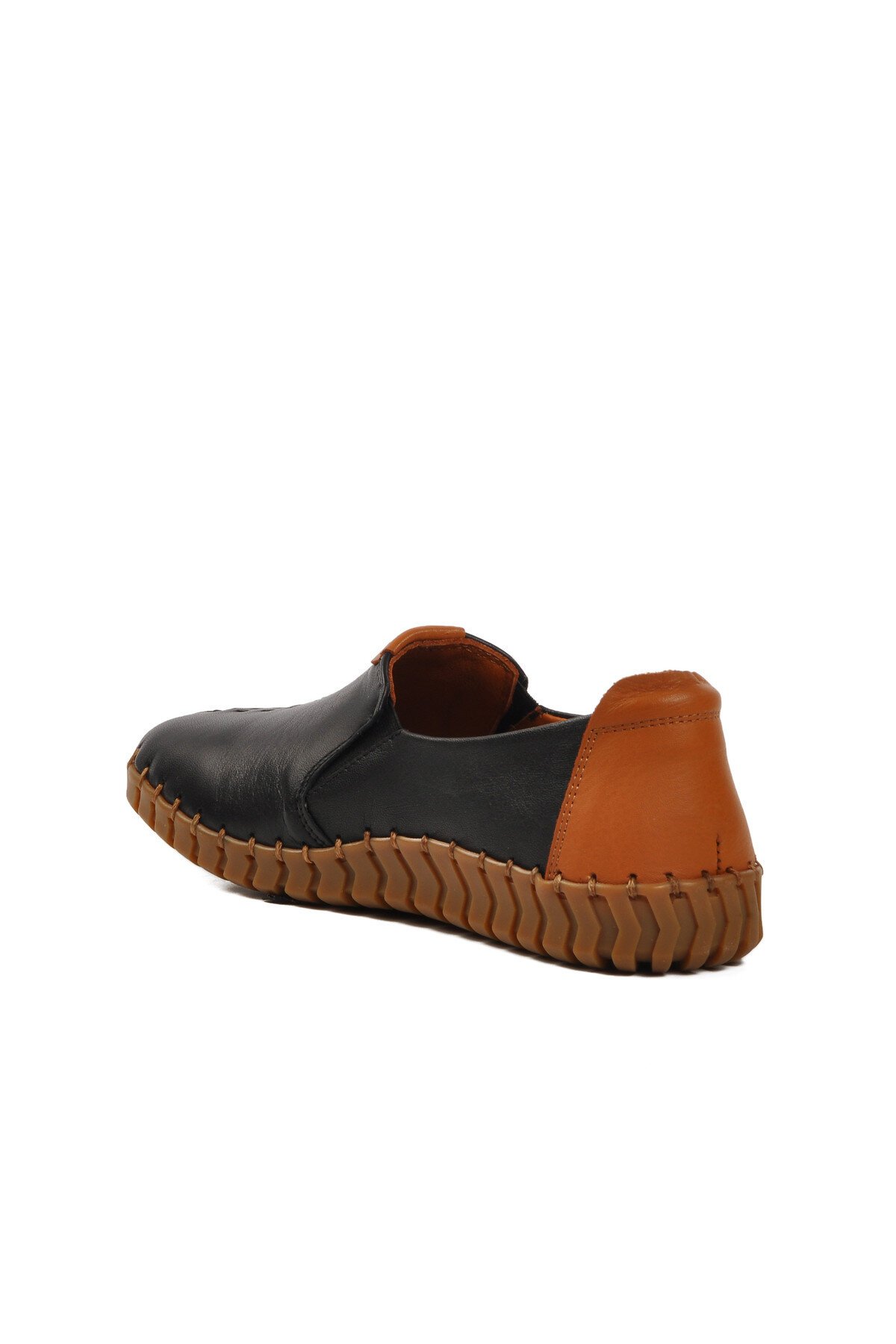 Siyah Hakiki Deri Kadın Günlük Ayakkabı 2010725Y Z