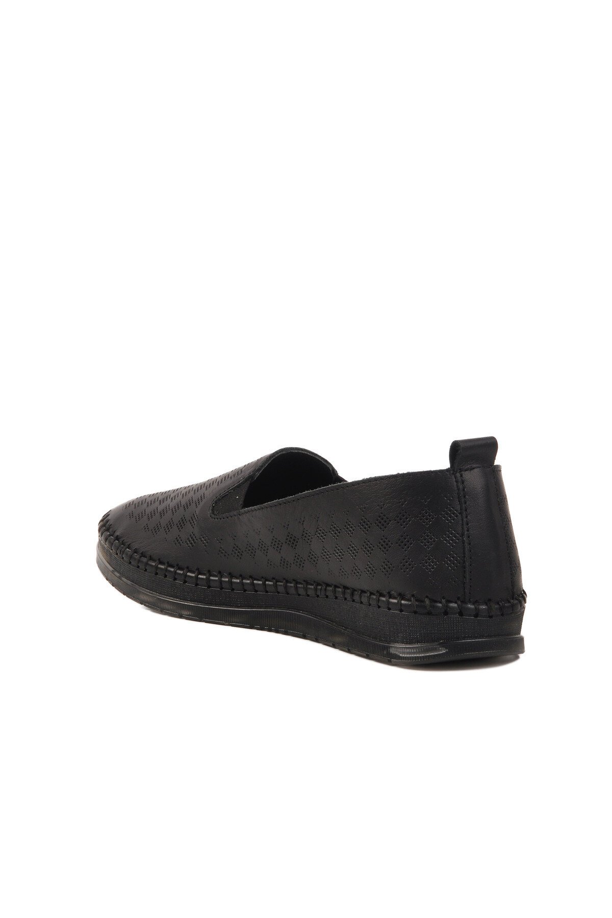 Siyah Hakiki Deri Kadın Günlük Ayakkabı 510 Z