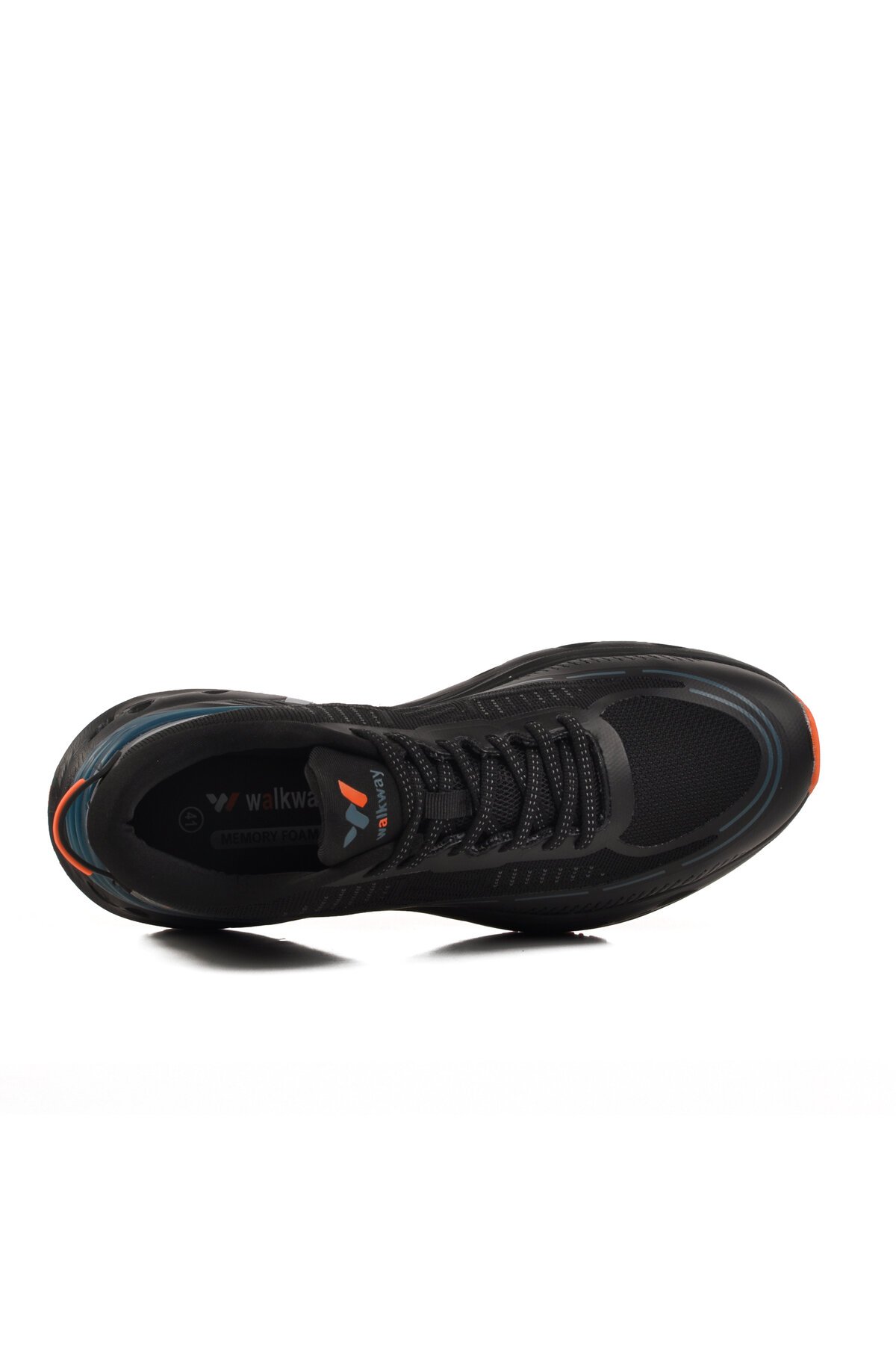 Siyah  Fileli Memory Foam Erkek Spor Ayakkabı Novi M-25411 M