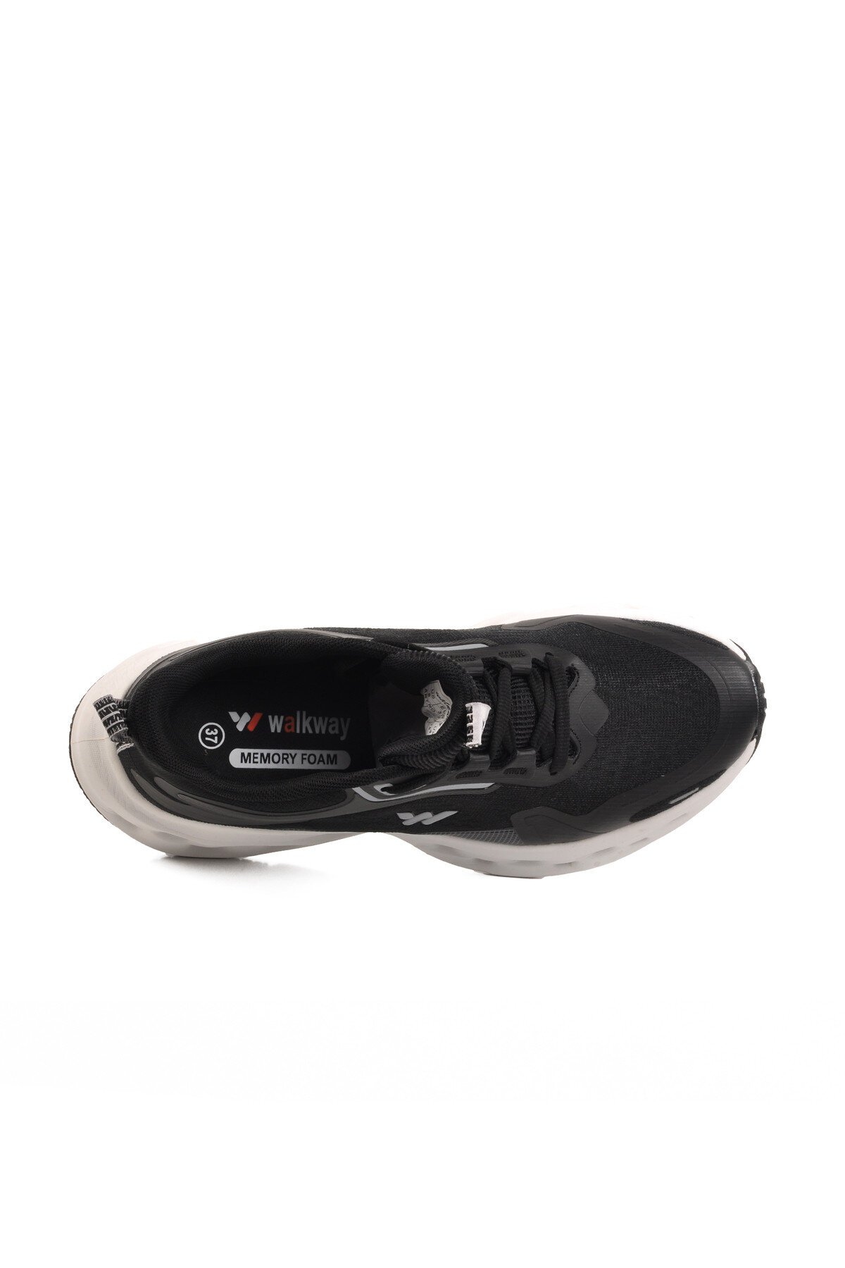 Siyah Fileli Memory Foam Kadın Spor Ayakkabı Nora Z-25416 G