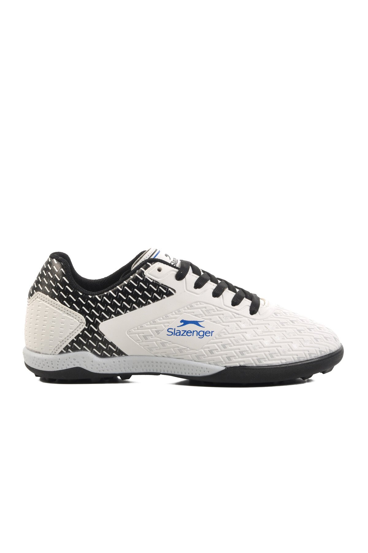 Slazenger Beyaz-Siyah Çocuk Halı Saha Ayakkabısı