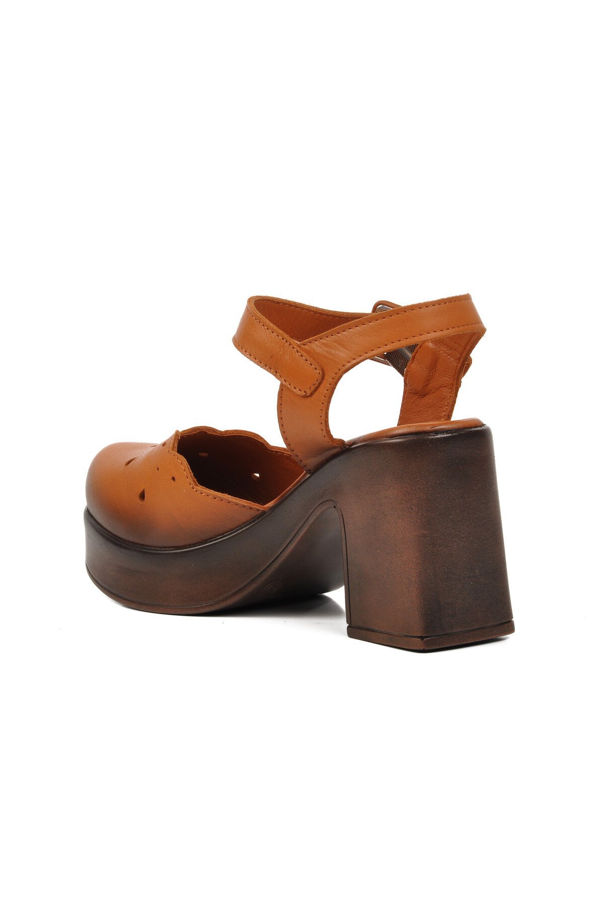 Taba Hakiki Deri Kadın Sandalet 2217001Y Z