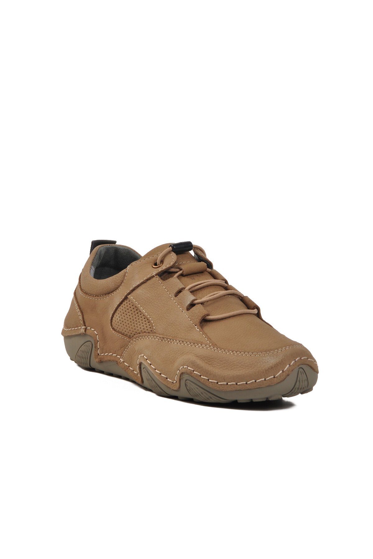 Vizon Nubuk Hakiki Deri Kadın Günlük Ayakkabı 128 Z