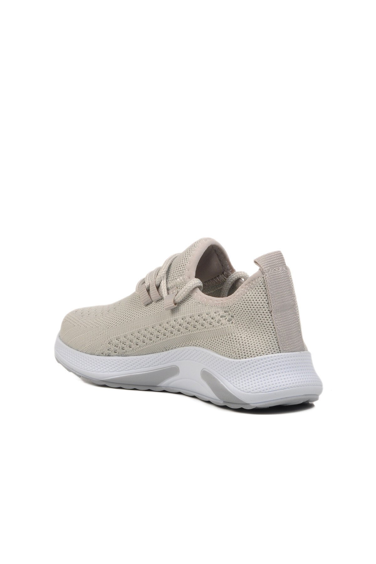  Buz-Beyaz Hafif Fileli Çocuk Spor Ayakkabı
