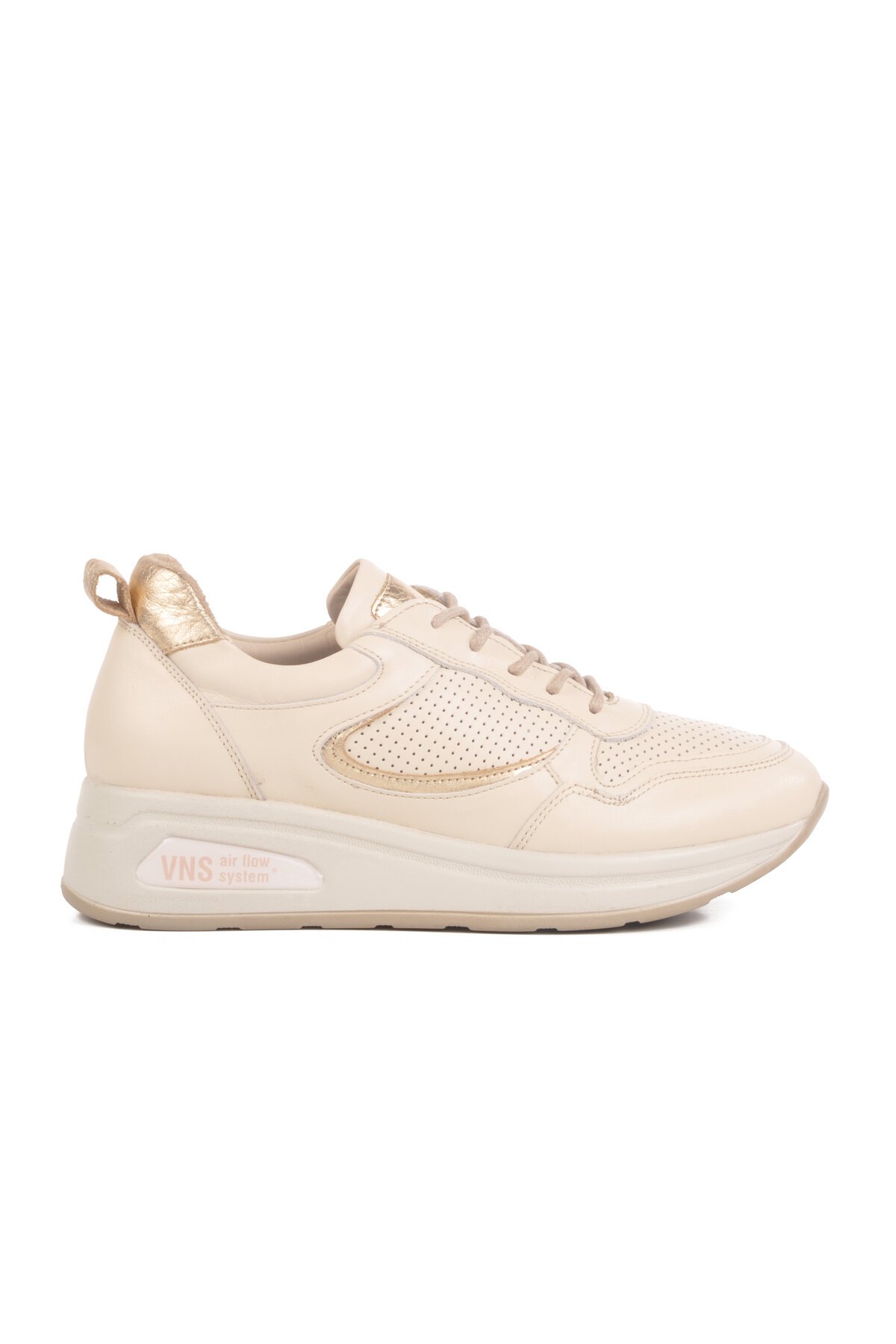 Bej Air Flow Hakiki Deri Kadın Casual Ayakkabı 2216654Y Z