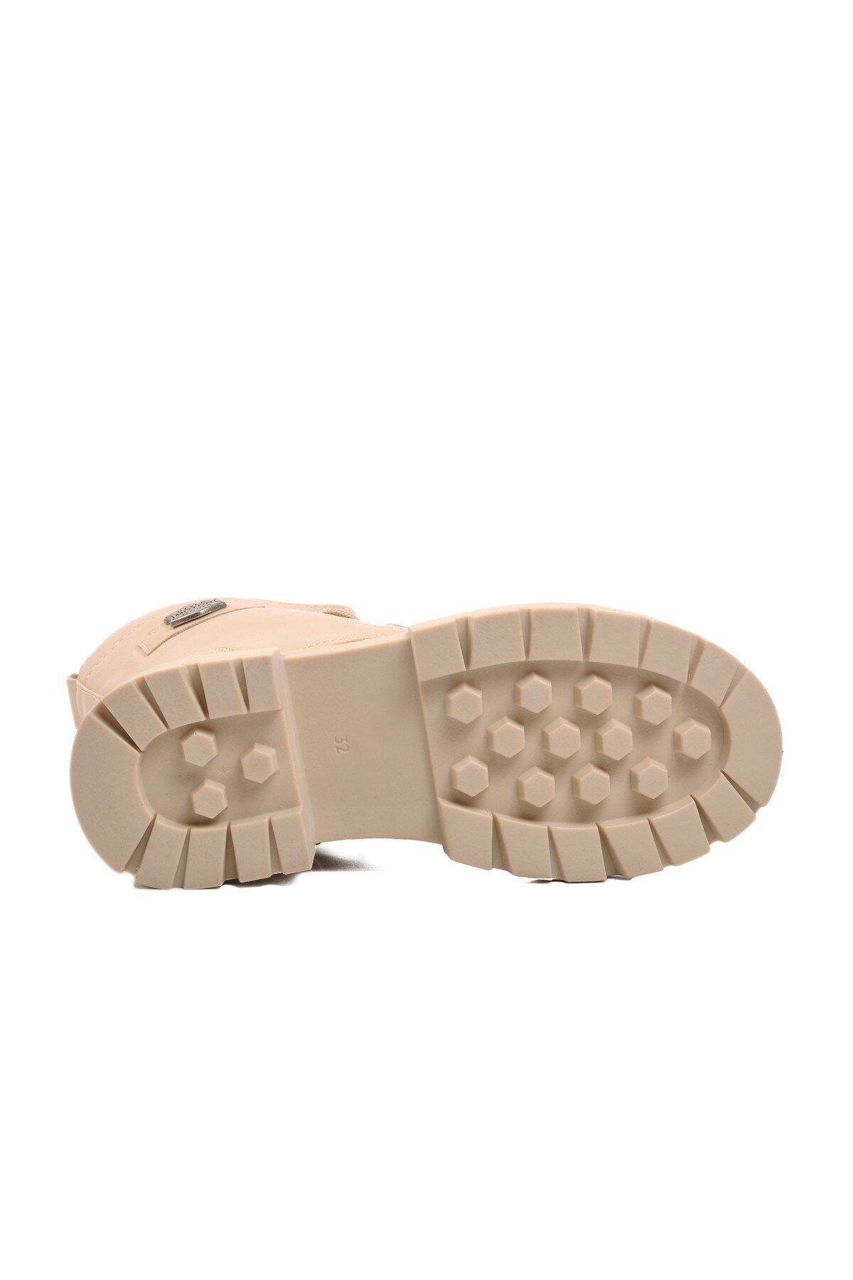 Bej Fermuarlı Çocuk Bot 24028 F