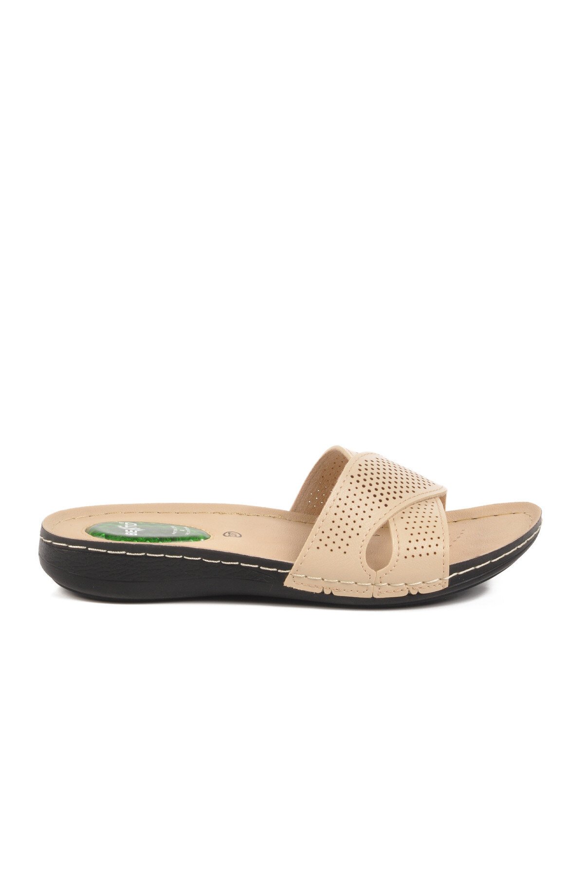 Bej Jel Taban Hafif Kadın Terlik 6806 Z