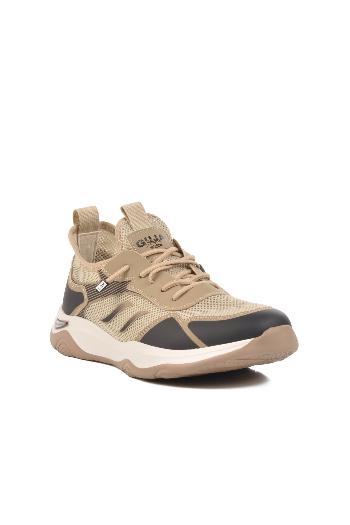 Bej Hafif Esnek Hava Alabilen Erkek Spor Ayakkabı 25Y522 M