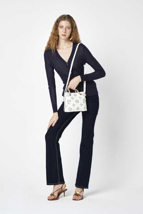 Beyaz Kadın Omuz Çantası 05PC25Y10503-