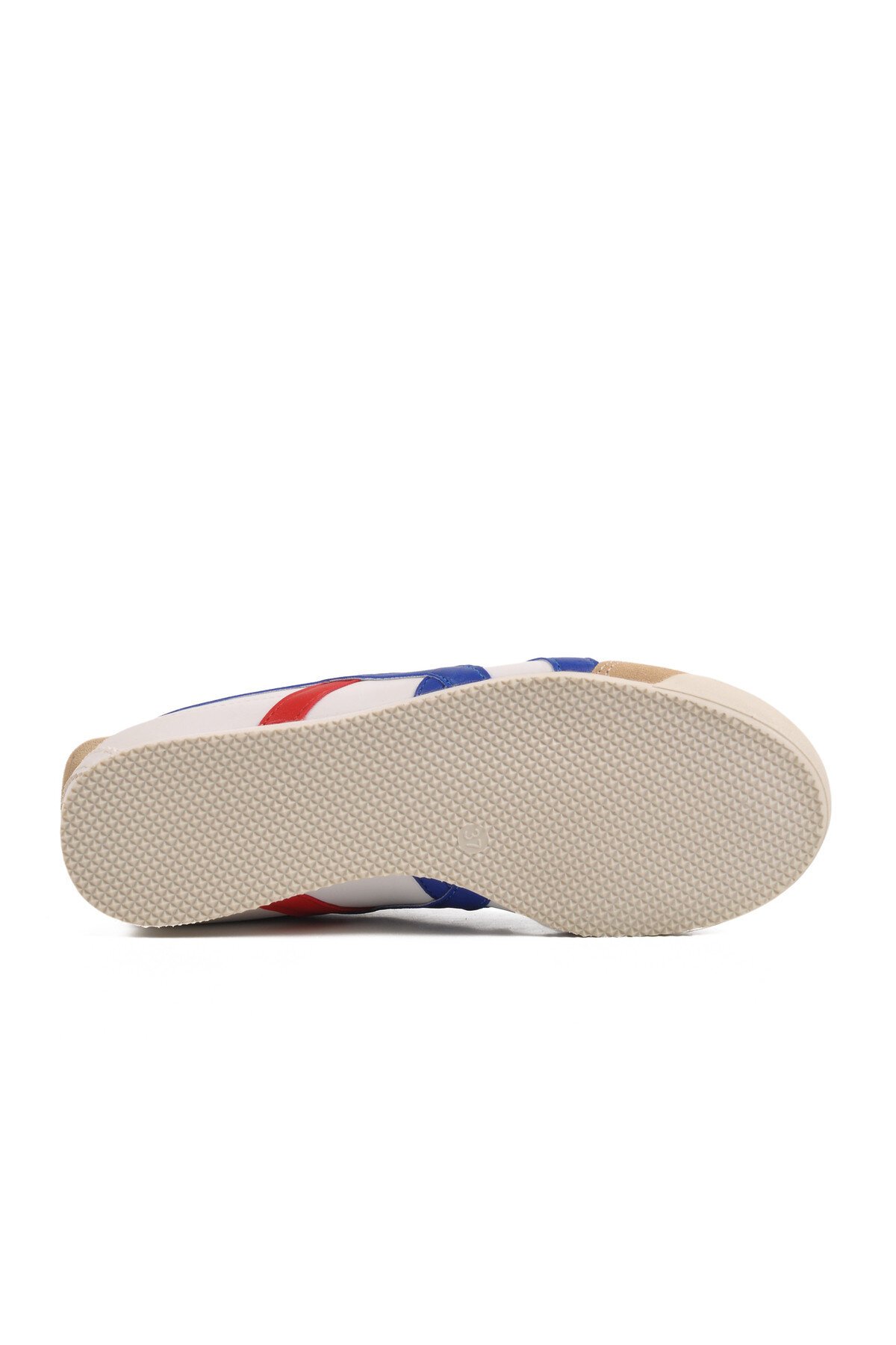 Beyaz-Mavi-Kırmızı Hafif Unisex Spor Ayakkabı E-2013 G