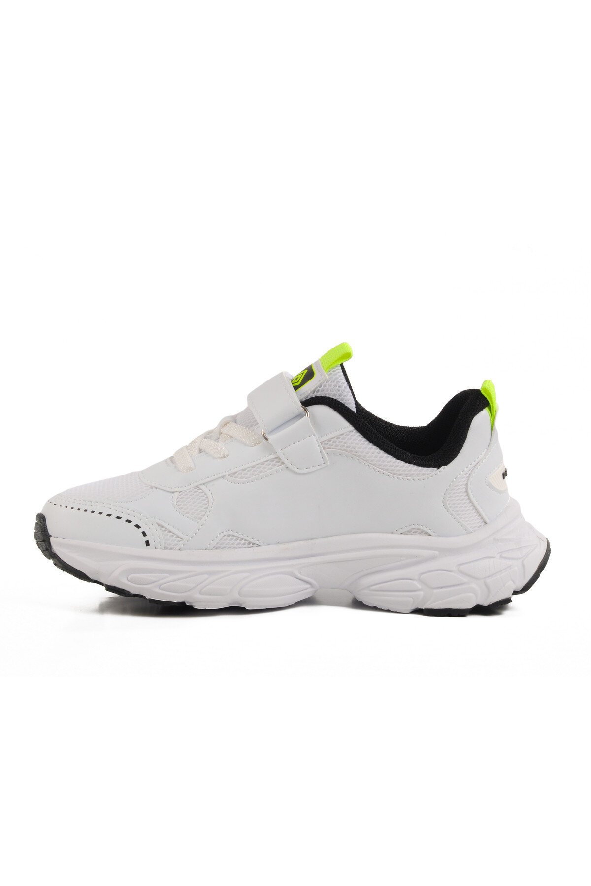 Beyaz Cırtlı Çocuk Spor Ayakkabı 1866 F