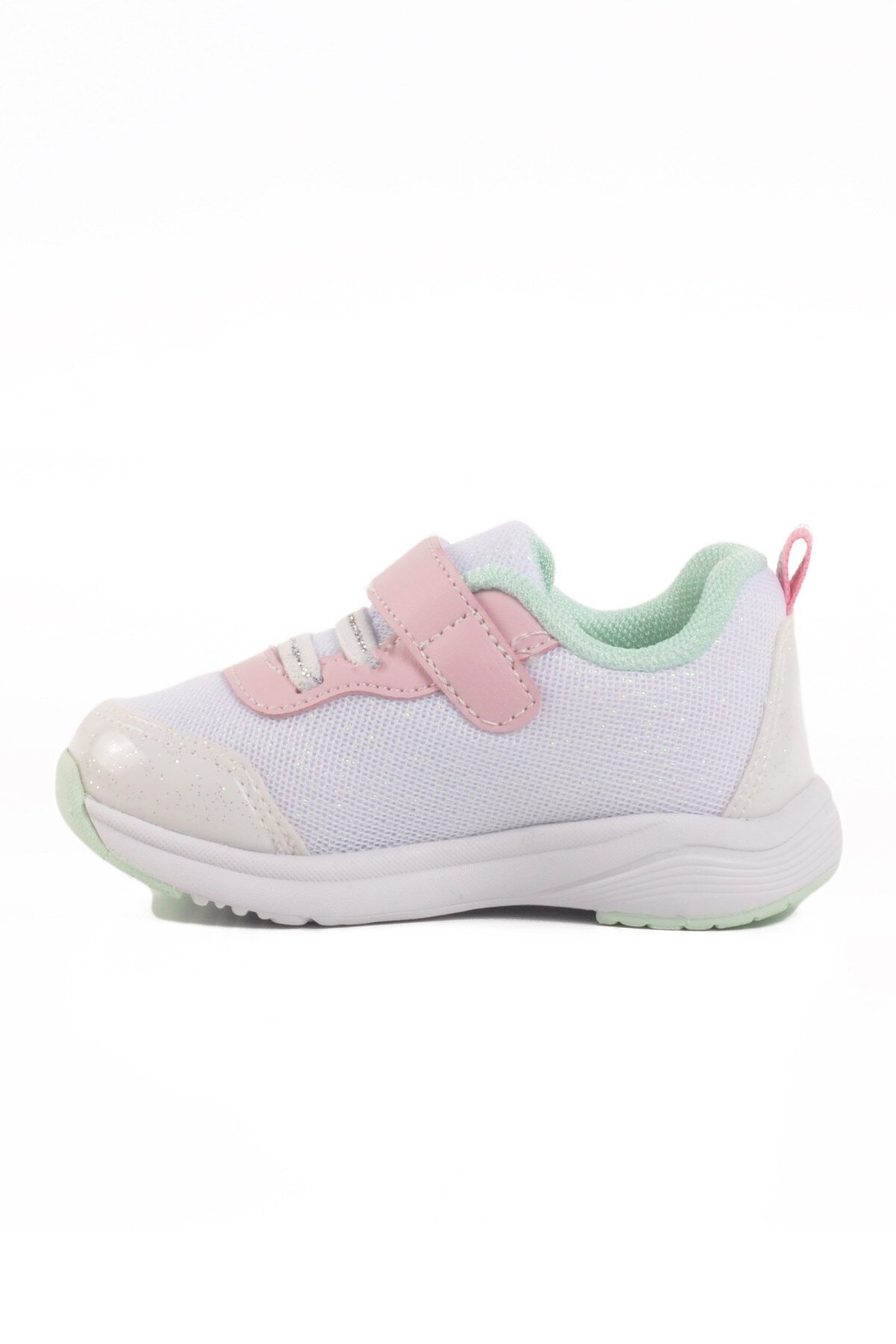 Beyaz Cırtlı Fileli Hafifi Kız Çocuk Spor Ayakkabı 1932 İ
