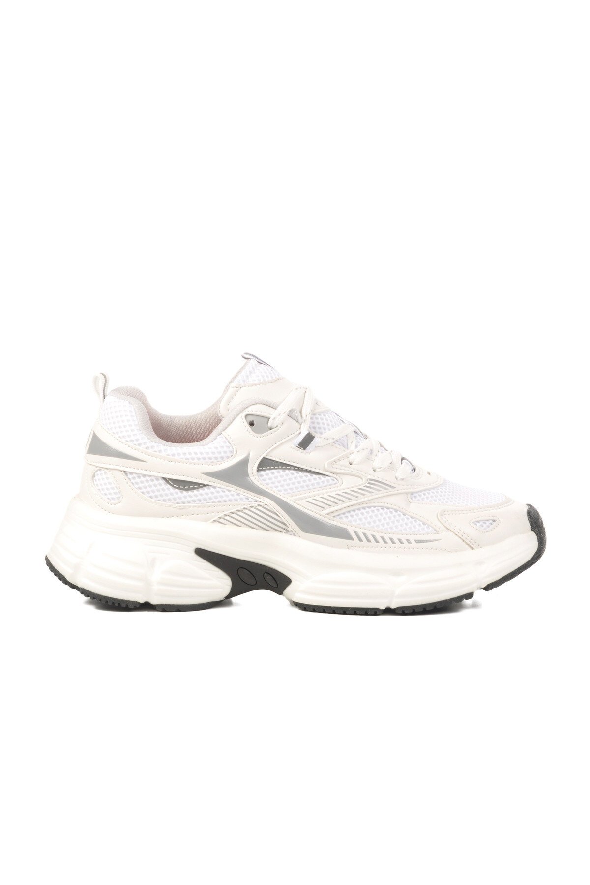 Beyaz Fileli Hafif Kadın Spor Ayakkabı GS-251-530 G