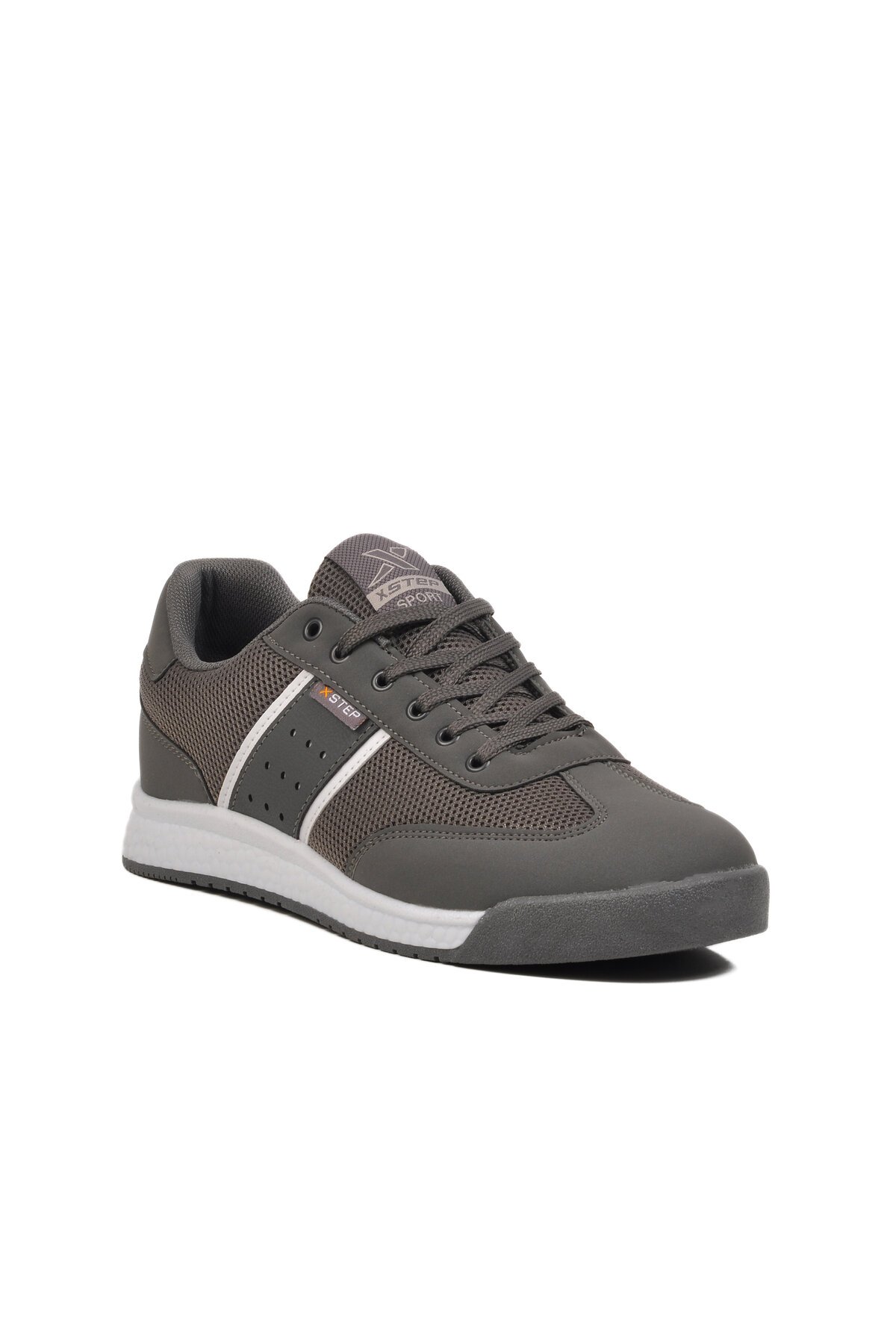 Füme-Beyaz Fileli Erkek Spor Ayakkabı 2026 M