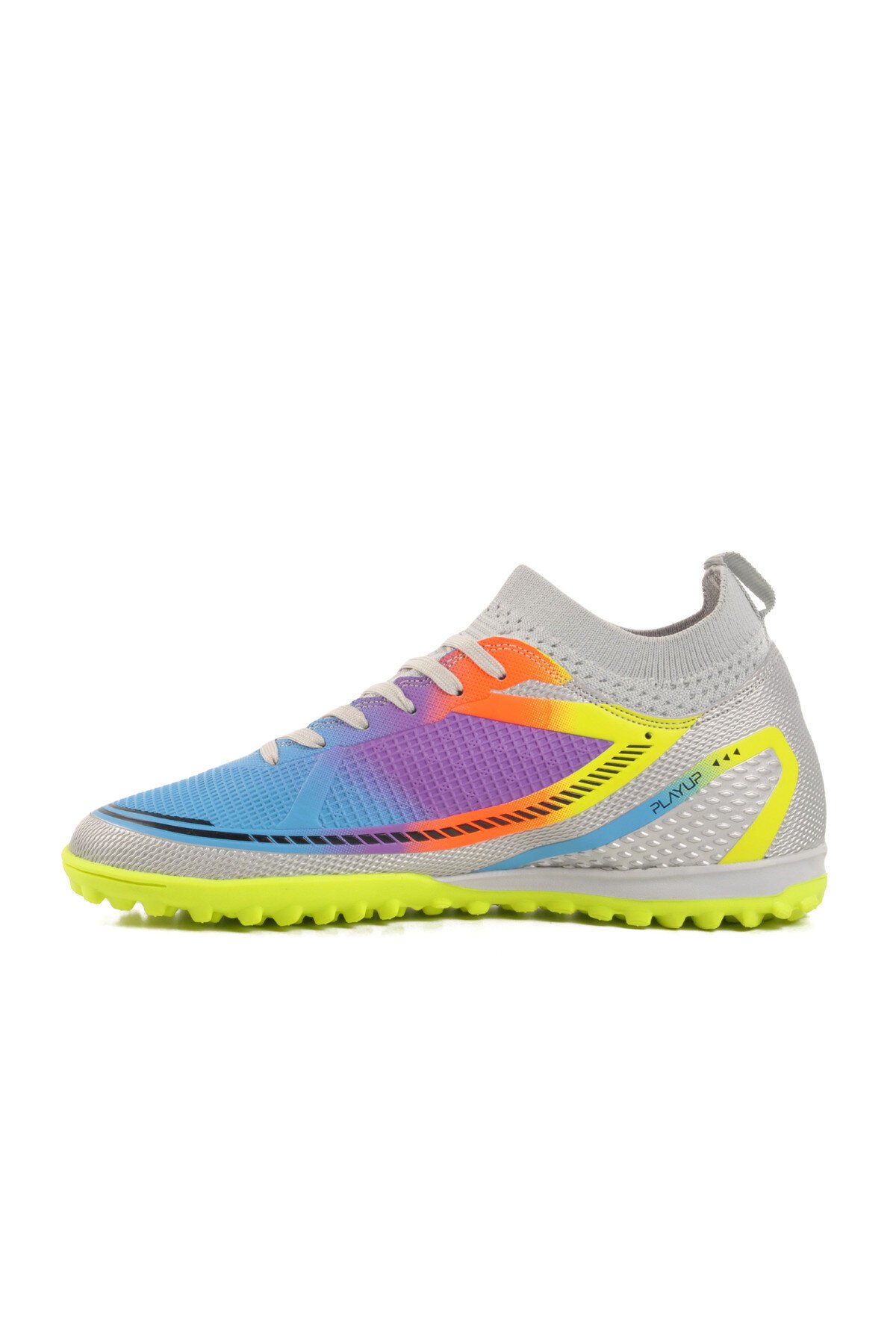 Gri Çoraplı Unisex Halı Saha Ayakkabısı GH-251-141 G